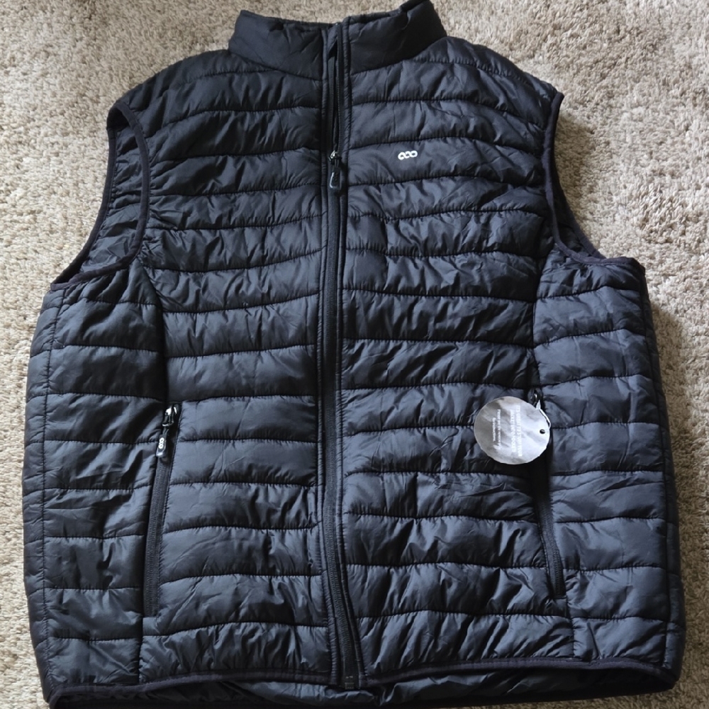 33,000ft Men's Lightweight Packable Insulated Puffer Vest Outerwear, Warm Winter